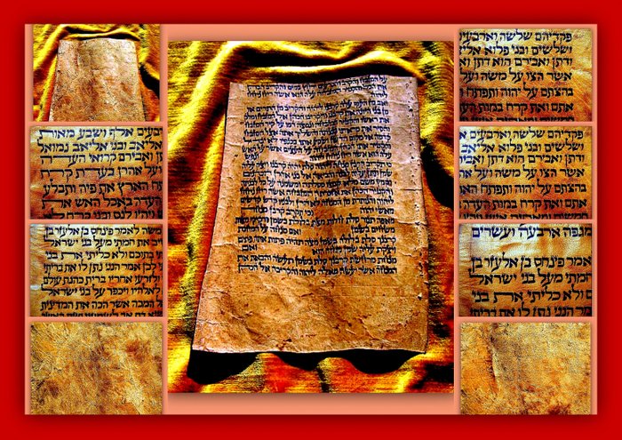 Aaron ben Moshe ben Asher, Scripture Scholar - Progenitors of Israel- Abraham, Isaac & Jacob, Victim laws, Egypt, Deer Skin - 1300