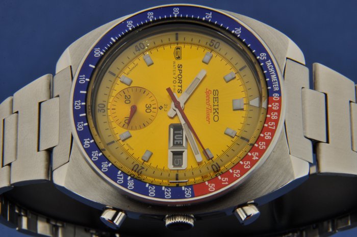 Seiko - Pogue Speedtimer Automatic Chronograph 70m - 6139-6000 - Homme - 1970-1979
