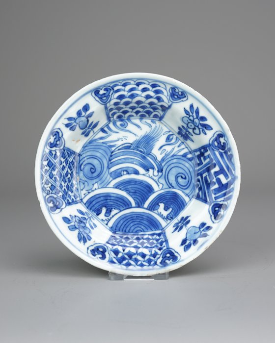 小染附菜 - 瓷 - Clam - 中国 - Tianqi (1621-1627)