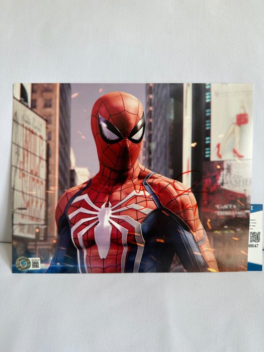 Spiderman - Yuri Lowenthal - Autograph Signed Beckett COA