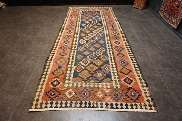 伊朗加什盖 - 地毯 - 386 cm - 157 cm