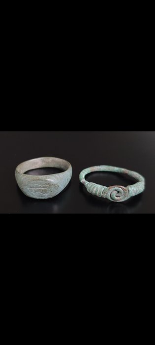 Vikingatiden Brons Ring  (Utan reservationspris)