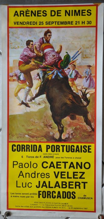 Plon i ? - Corrida Portugaise - Arènes de Nîmes - 1980-tallet