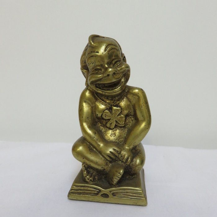 小塑像 - auto-mascotte - 黃銅