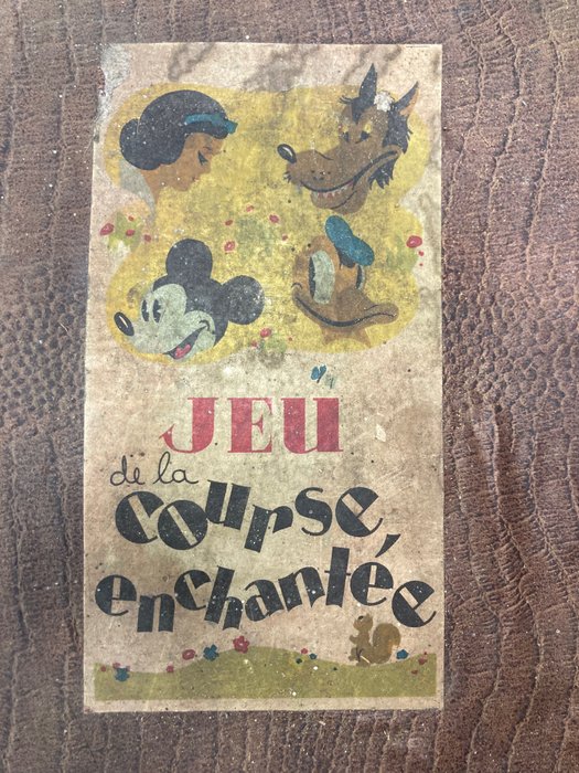 Walt Disney  - 玩具公仔 Le jeu de la course enchantée - 1940-1950 - 法國
