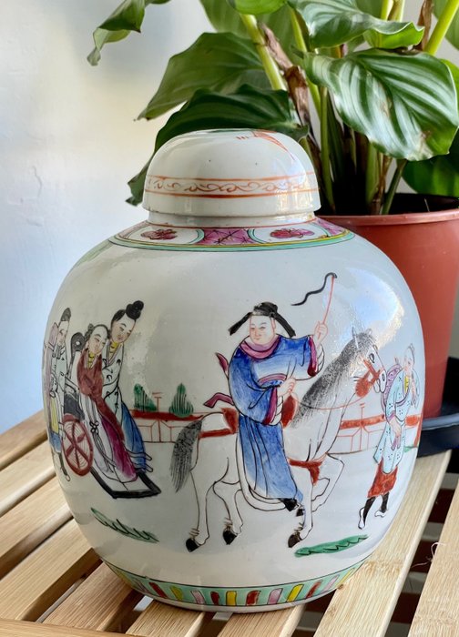 Antieke Gemberpot - 薑瓶 (1) - 古董共和國薑罐 - 瓷器
