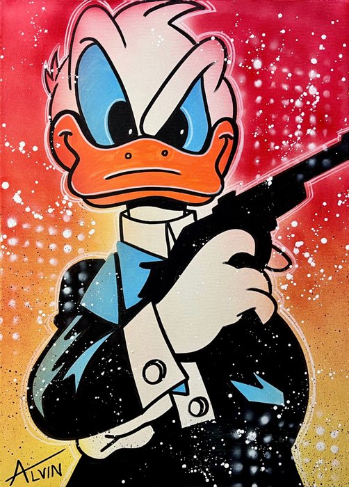 Alvin Silvrants (1979) - Donald Duck - James Bond 007