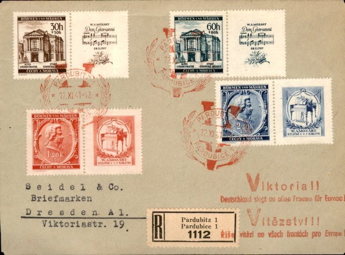 Duitse Rijk 1940/1945 - Collectie postwaardestukken met o.a. Veldpost en Bijzondere Stempels - 107 stuks