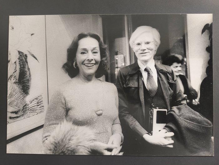 Maria Mulas - Paulette Goddard e Andy Warhol