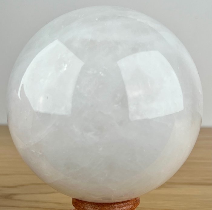 Sfera di cristallo di rocca fine e grande Cristallo - Altezza: 11.96 cm - Larghezza: 11.96 cm- 2320 g