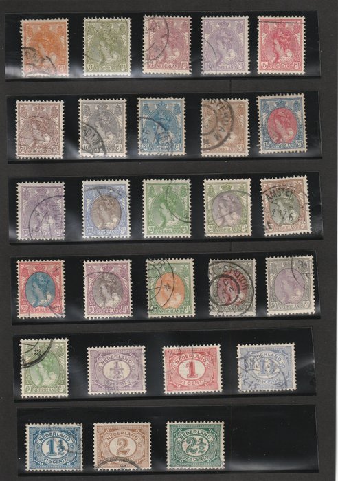 Niederlande 1898/1921 - Verschiedene klassische Serien aus dem frühen 20. Jahrhundert