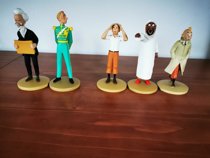 Ensemble de 5 figurines Moulinsart - La collection officielle - Tintin