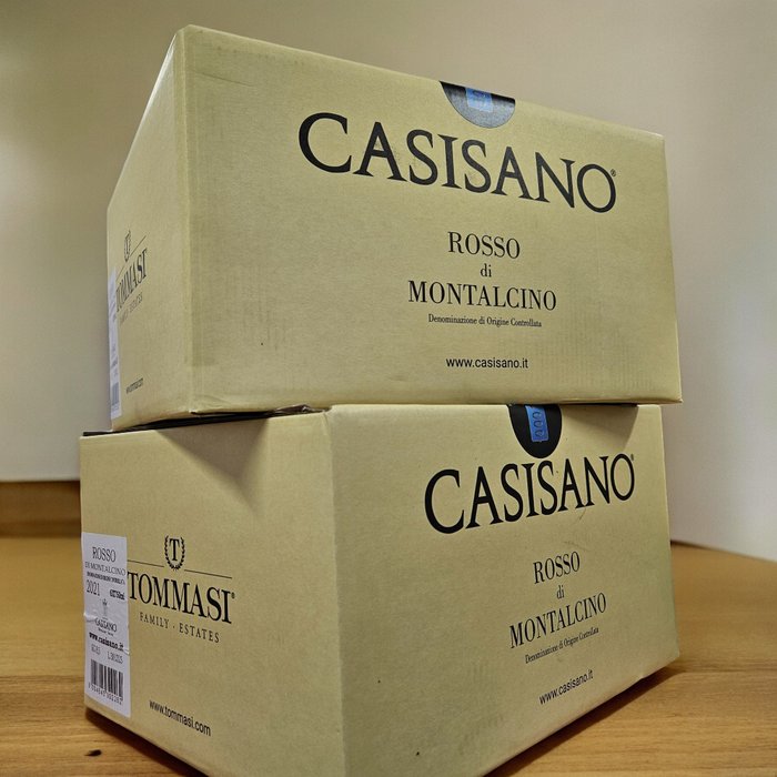 2021 Casisano, Rosso di Montalcino - Toscana DOC - 12 Botellas (0,75 L)