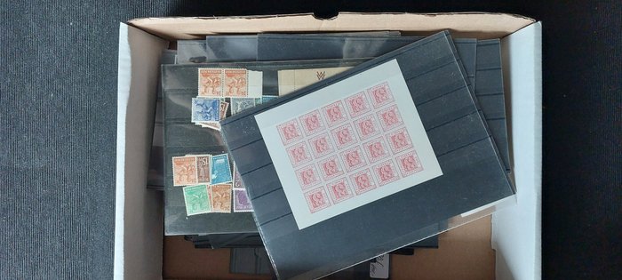 德意志帝国  - 一批德国帝国和史坦顿外滩邮票