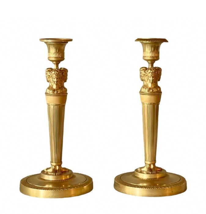 Kleiner Kerzenständer (2) - Bronze