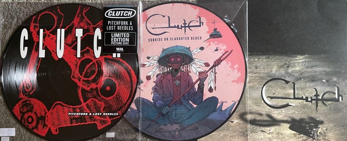 Clutch - Sunrise on Slaughter Beach (1 LP), Pitchfork & Lost Needles (1 LP), Clutch (1 LP) - Vinylskiva - 2017