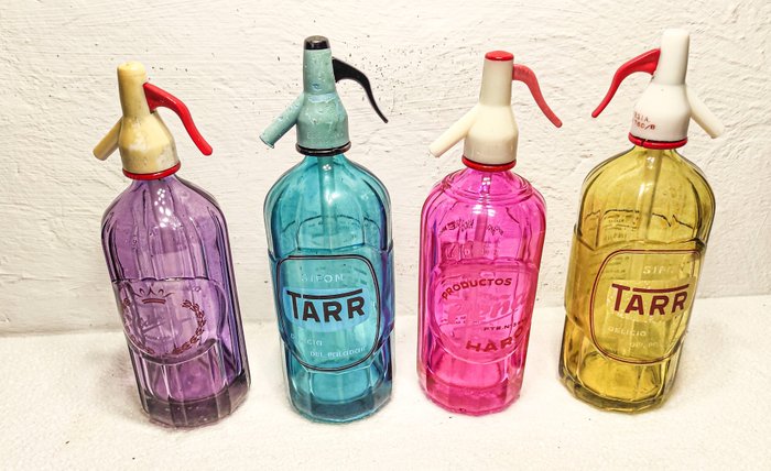 4 Sifones de Diseño Vintage - Flasche - Vier Vintage-Design-Ifons