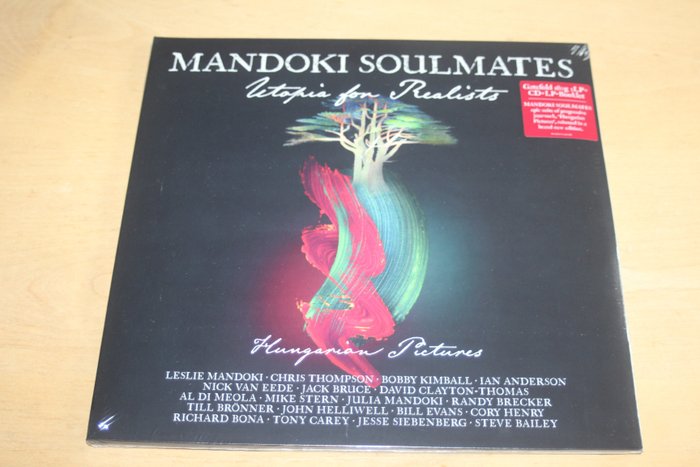 Mandoki Soulmates - Utopia For Realists (Hungarian Pictures) 2LP+CD - 2 x LP-albumi (tupla-albumi) - 2021