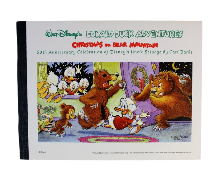 48 v Disney Comics Blocks - with Barks' A Christmas on Bear Mountain booklet (Guyana)