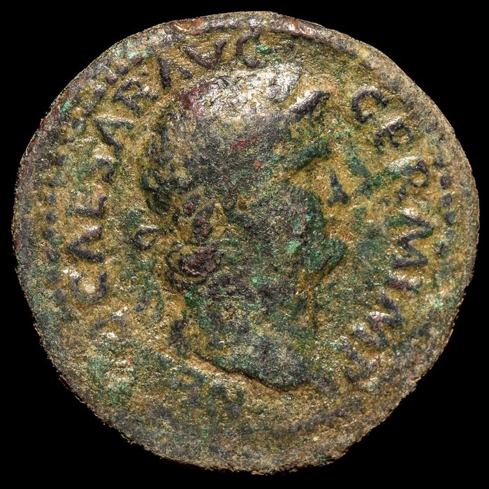 Römisches Reich. Nero (54-68 n.u.Z.). As Roma - Templo de Jano  (Ohne Mindestpreis)