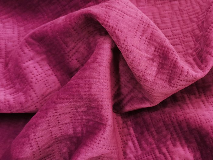 Terciopelo de seda iridiscente de alta calidad 520 x 140 cm - Seda (14%), Resina/Poliéster, - Tejido de tapicería