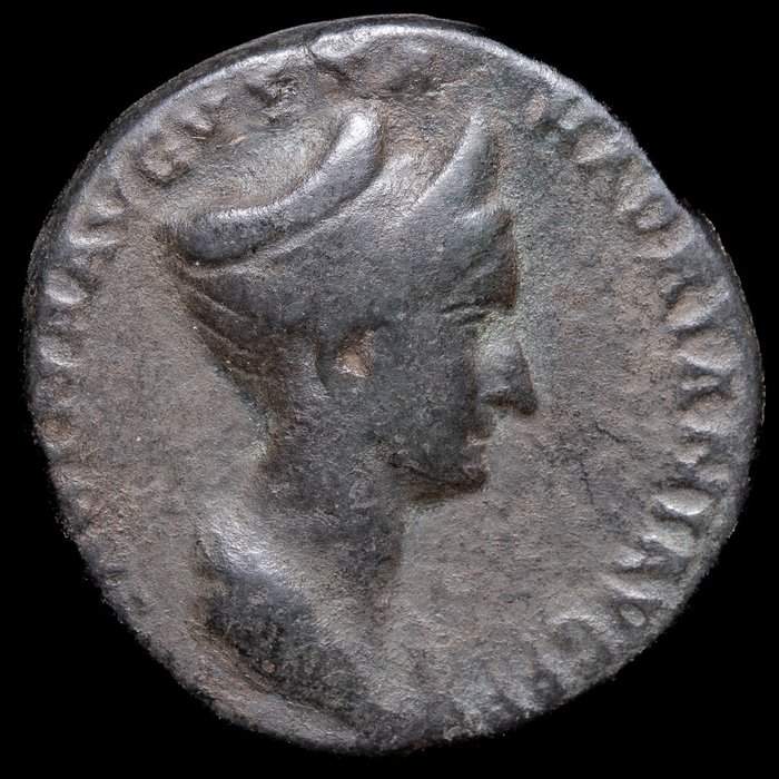 罗马帝国. 萨比纳 （奥古斯塔， 公元 128-136）. Sestertius Roma, circa 136-137/8 - Concordia  (没有保留价)