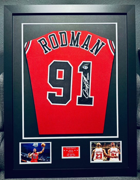 NBA - Dennis Rodman - Chicago Bulls Camisa de basquete personalizada 