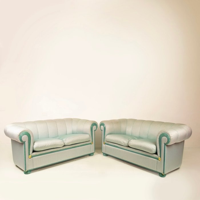 StyleArte - 沙发 (2) - 木, 云纹丝绸
