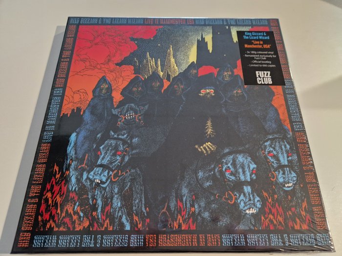 King Gizzard & The Lizard Wizard - Live In Manchester USA - 3 x LP 專輯（三專輯） - 彩色唱片 - 2023
