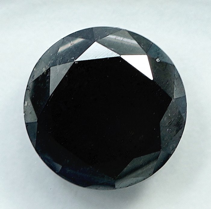 Diamant - 2.80 ct - Brillant - Black - N/A
