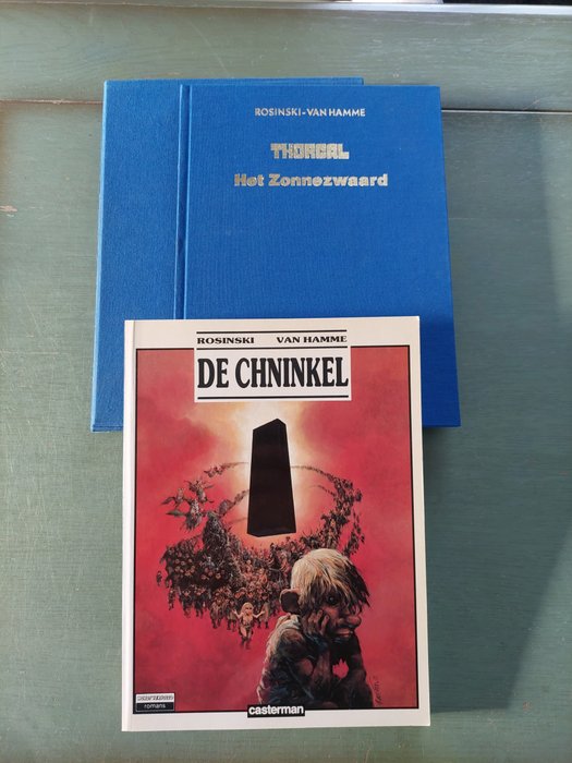 Thorgal, de chninkel 18/34 - het zonnezwaard/de chninkel - 2 Album - Eri painoksia - 1988/1992