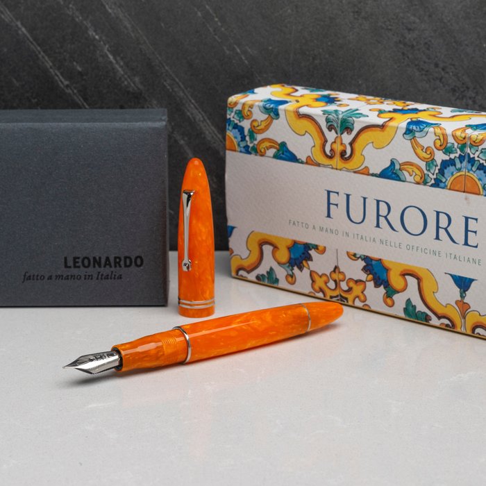 Leonardo officina italiana - Furore Arancio - Furore fountain pens - Penna stilografica