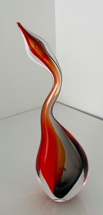 Art Cristal Bohemia - Jan Malachek - Sculptură, “ RIJGER ” - 24 cm - Sticlă