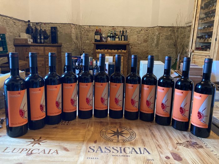 2019 Orcia, Sangiovese Sasso di Sole - Toscana - 12 Flasker (0,75 L)