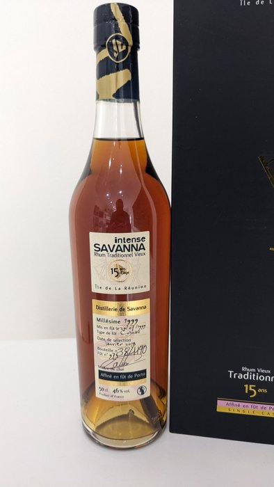 Savanna 1999 15 years old - Rhum Vieux Traditionnel  - b. 2015 - 50厘升