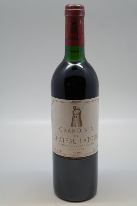 1986 Chateau Latour - 波雅克 1er Grand Cru Classé - 1 Bottle (0.75L)