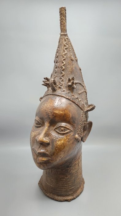 smuk hoved dronningemor - bini / edo - Nigeria  (Ingen mindstepris)