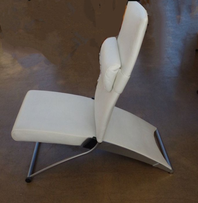 Interprofil - Joachim Nees - 坐卧两用长椅 - X椅子 - 皮革、钢