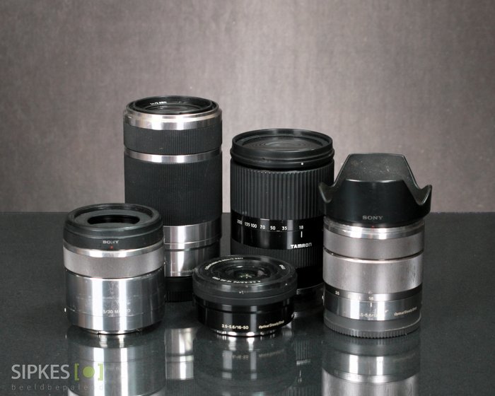 Sony, Tamron E objectieven (5 stuks) - Zie omschrijving Kamera-objektiv