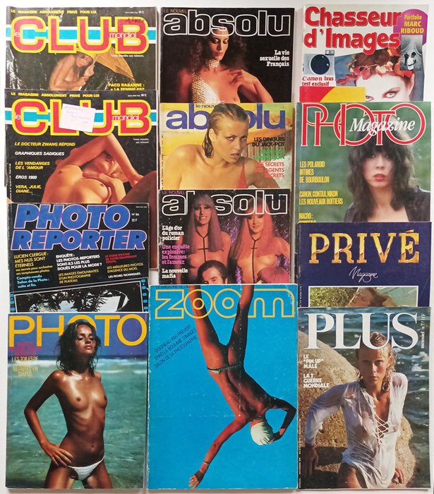 Jacques Bourboulon - 12x Magazine Bourboulon - 1976-1996