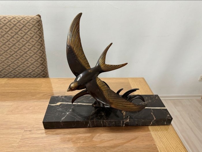 雕刻, Bronzeskulptur Art Deco - 31 cm - 青銅色 - 1920
