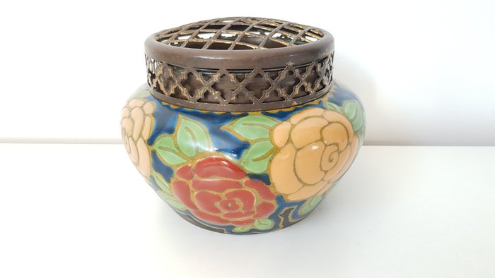 Plateelbakkerij Zuid-Holland Marinus Lingen - 罐 (1) - 伊芙琳型號124 - 陶器, 陶瓷