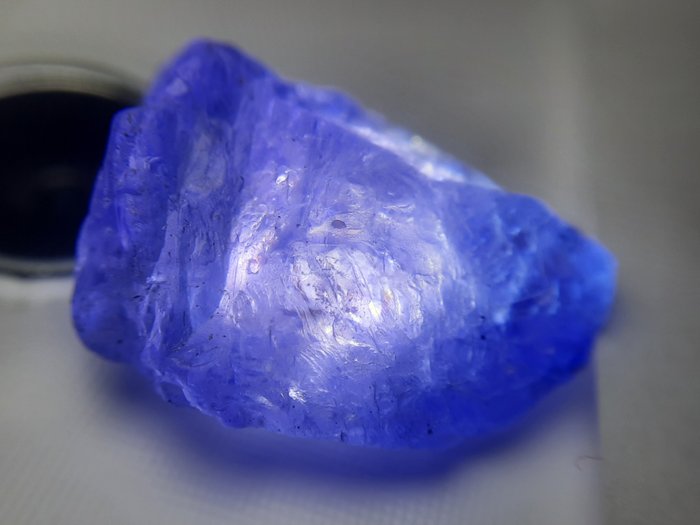 天然水晶坦桑石 - 12.3 克拉 - 粗糙的- 2.46 g