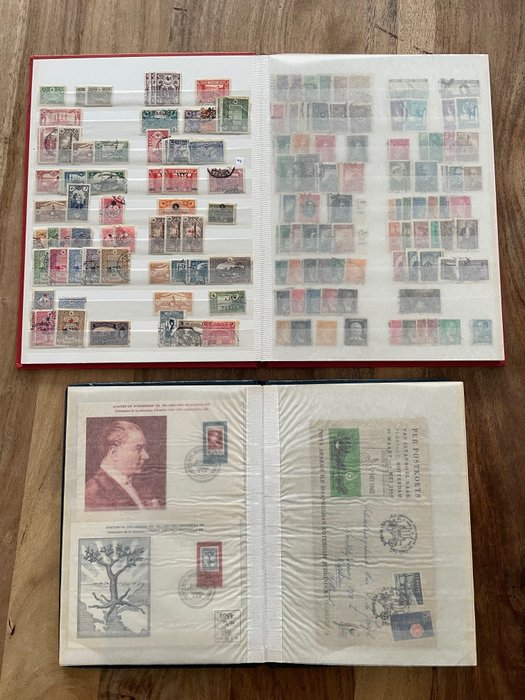 Turquia  - Extensa coleção de selos e itens postais, com vários selos caros