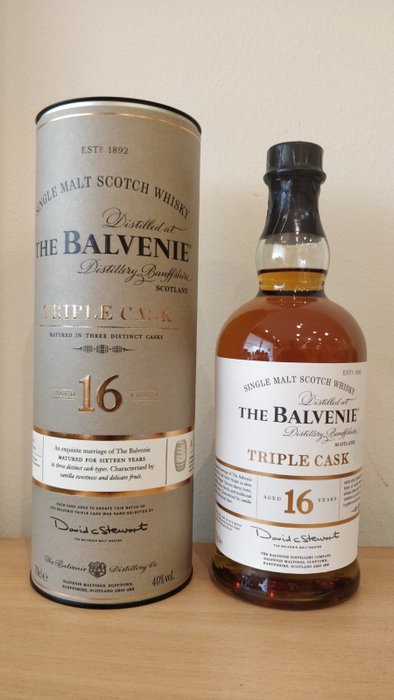 Balvenie 16 years old - Triple Cask - Original bottling  - 70cl