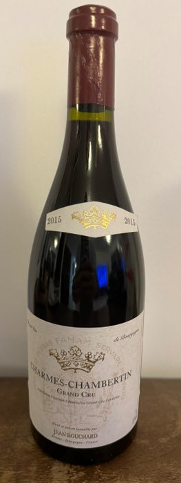 2015 Jean Bouchard - 熱夫雷-香貝丹 Grand Cru - 1 Bottle (0.75L)