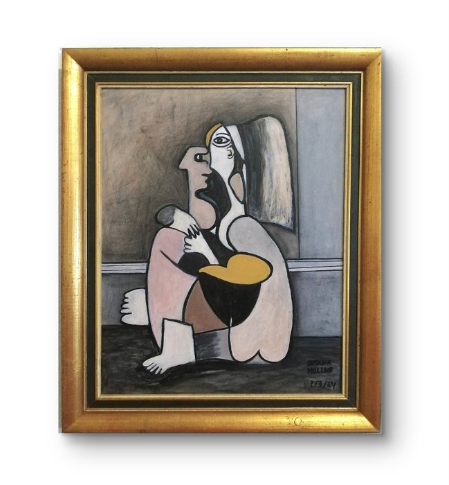 Susana Moline - Femme nue assise.
