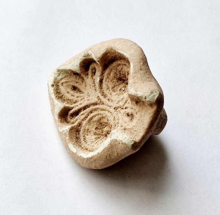 Mesopotámico Terracota Molde de flor islámica - 55 mm