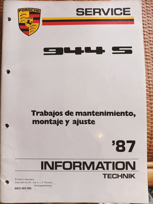 Manual - Porsche - 1987