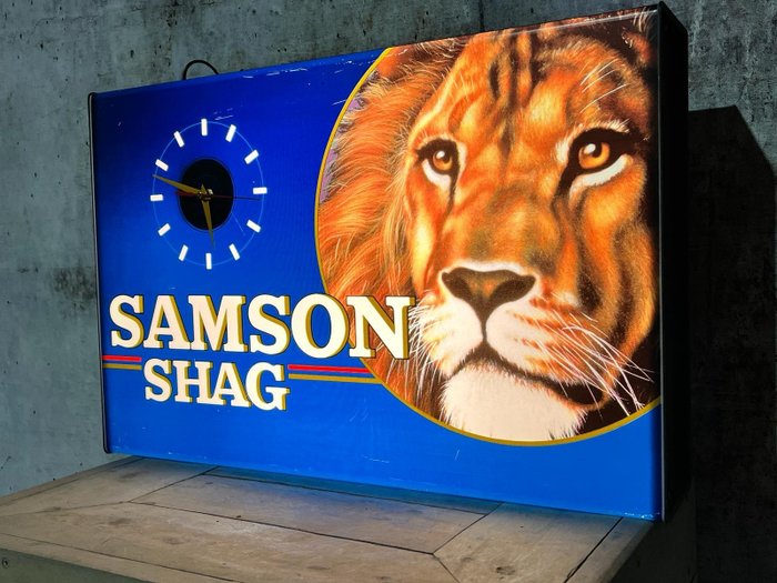 Samson Shag Reklamfigur - metall och plast - 1975-1999